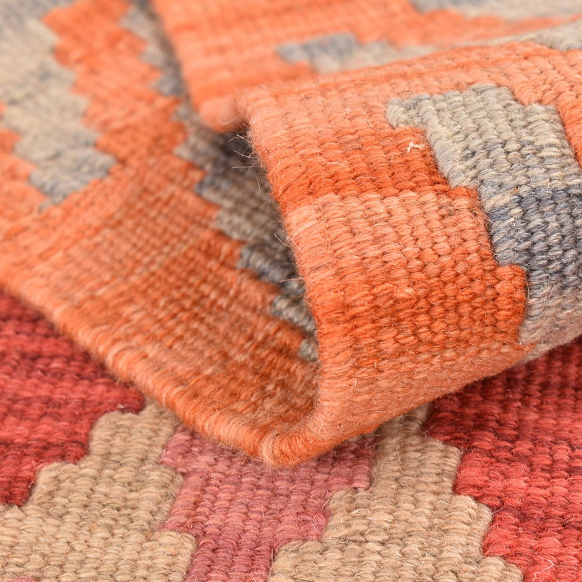 Läufer Kelim - Oriental - 198 x 59 cm - mehrfarbig