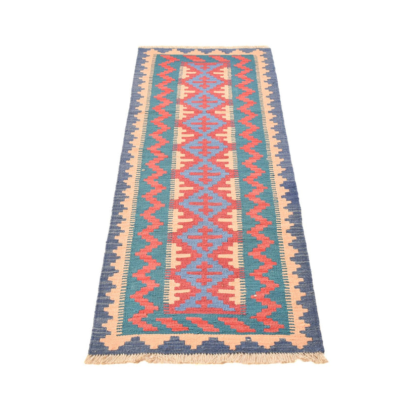Läufer Kelim - Oriental - 210 x 62 cm - mehrfarbig
