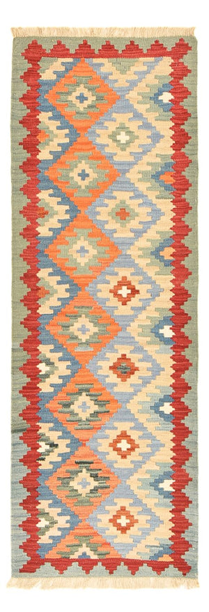 Läufer Kelim - Oriental - 194 x 66 cm - mehrfarbig