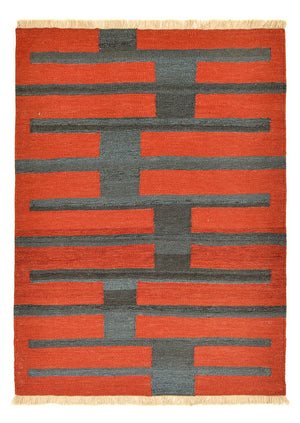 Kelim Teppich - Trendy - 162 x 108 cm - mehrfarbig