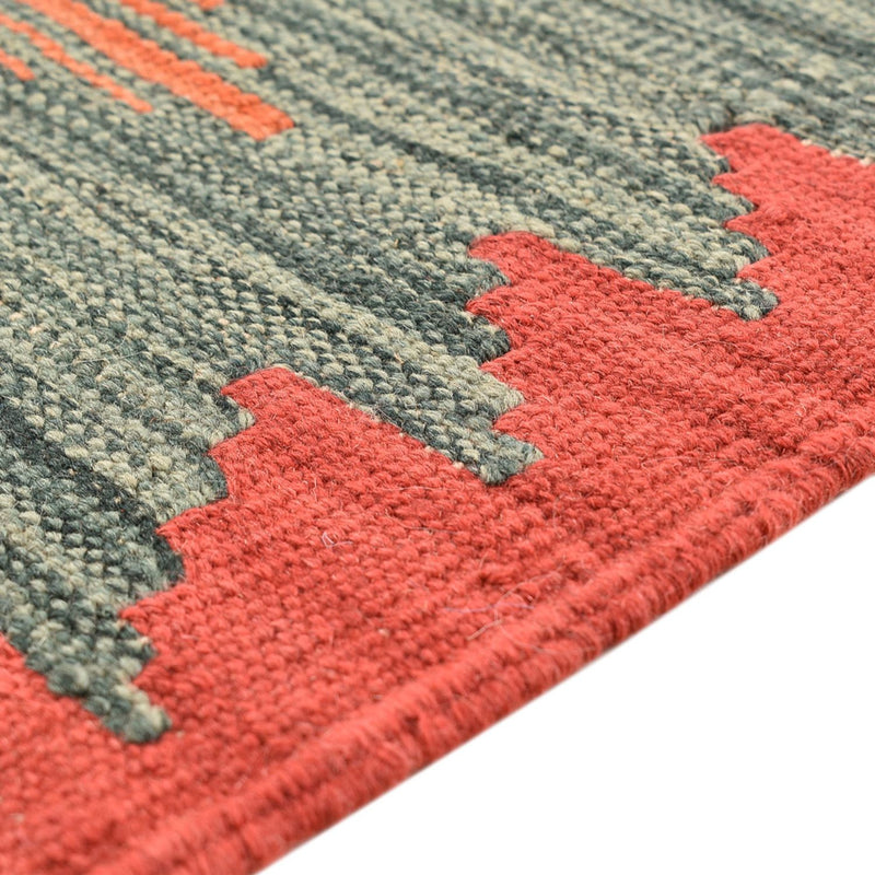 Kelim Teppich - Trendy - 141 x 101 cm - mehrfarbig