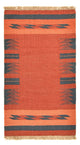 Kelim Teppich - Trendy - 89 x 73 cm - mehrfarbig