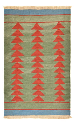 Kelim Teppich - Trendy - 150 x 98 cm - mehrfarbig