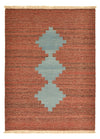 Kilim moderne Tapis 116x158cm - Tapis en laine - multicolore - Rectangle / Multicolore / 116 x 158 cm Rectangle