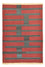 Kelim Teppich - Trendy - 148 x 104 cm - mehrfarbig