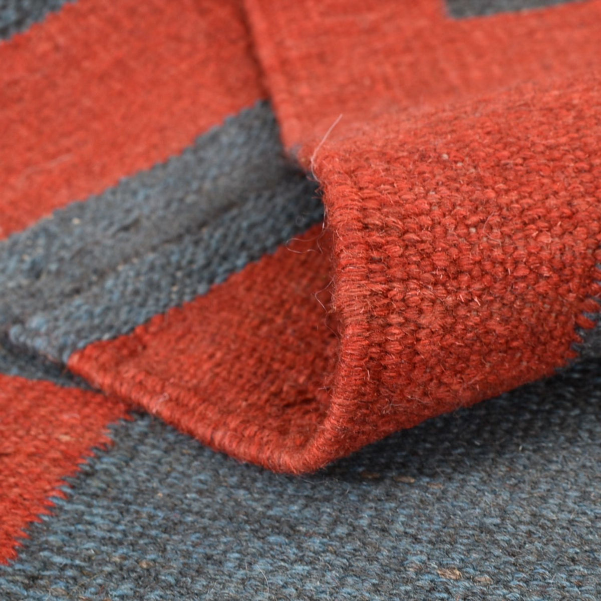 Kelim Teppich - Trendy - 144 x 107 cm - mehrfarbig