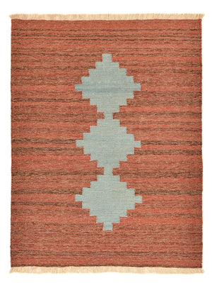 Kelim Teppich - Trendy - 148 x 115 cm - mehrfarbig
