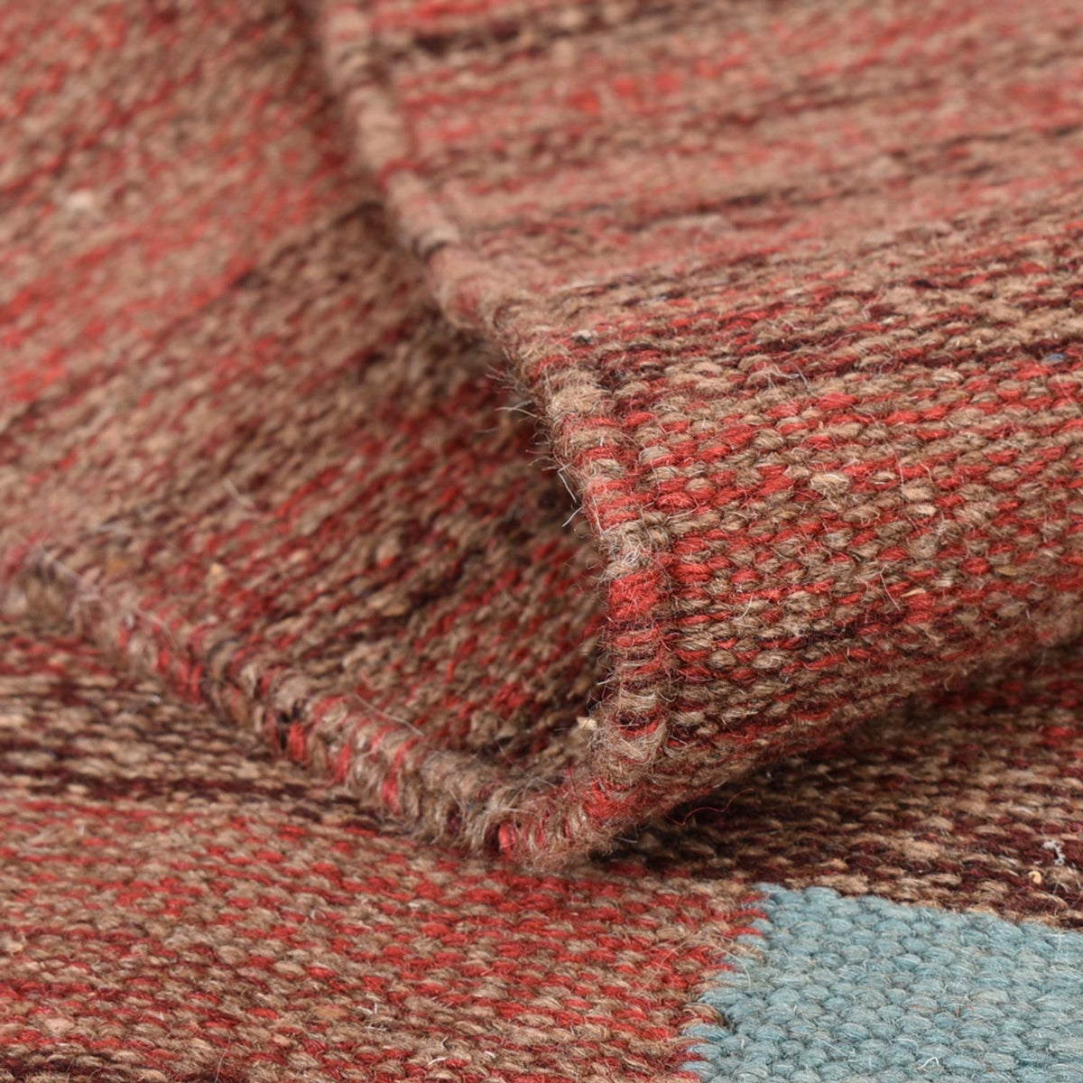 Kelim Teppich - Trendy - 148 x 115 cm - mehrfarbig