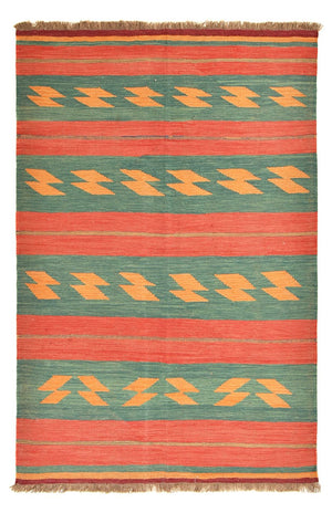 Kelim Teppich - Trendy - 212 x 146 cm - mehrfarbig