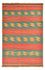 Kelim Teppich - Trendy - 212 x 146 cm - mehrfarbig