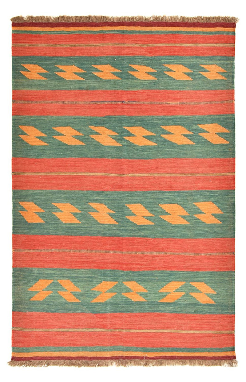 Kelim Teppich - Trendy - 212 x 146 cm - mehrfarbig