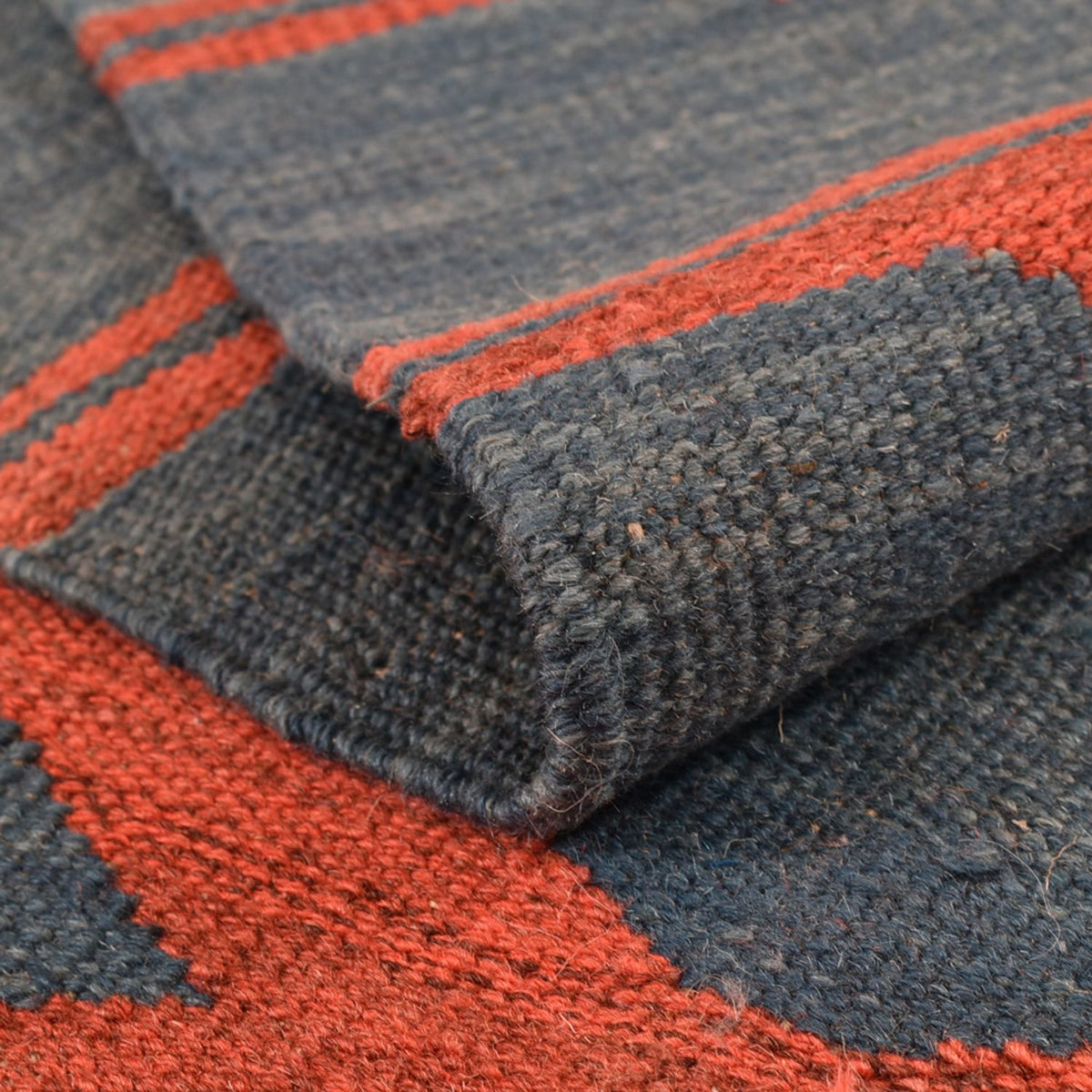 Kelim Teppich - Trendy - 204 x 159 cm - mehrfarbig