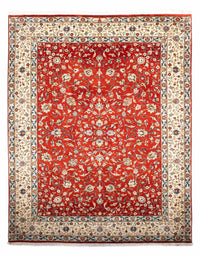 Tapis persan - Classique - 288 x 224 cm - rouge foncé