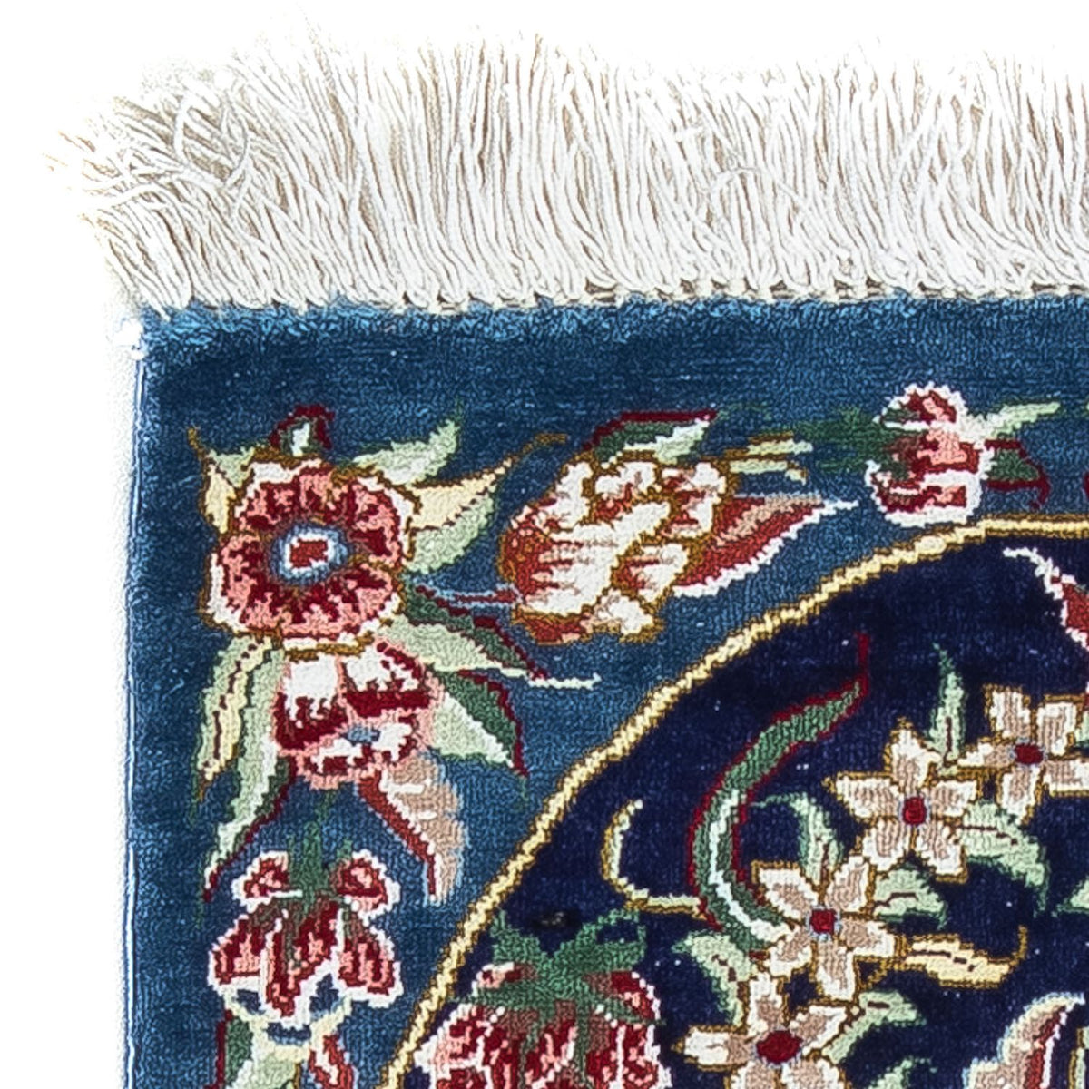 Seidenteppich - Ghom Seide - Premium 40 x 28 cm Fußmatte