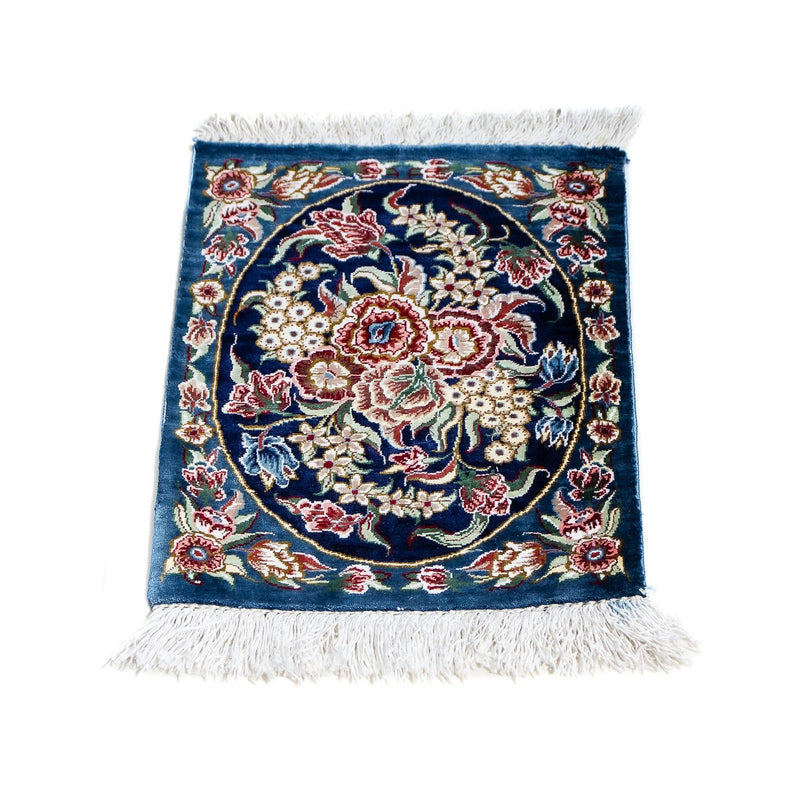Seidenteppich - Ghom Seide - Premium 40 x 28 cm Fußmatte