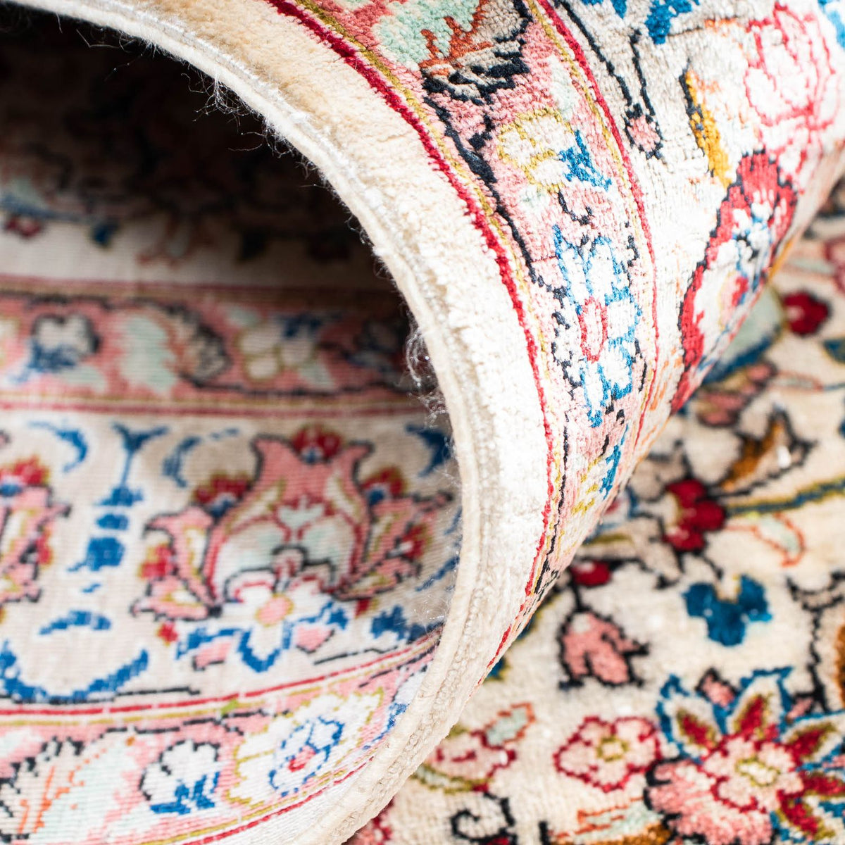 Perserteppich - Ghom 120 x 80 cm - beige