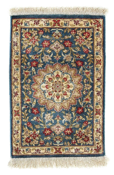 Ghom - Seide Teppich 27x44cm - Perserteppich
