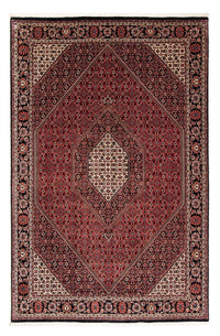 Tapis persan - Bidjar - 240 x 166 cm - rouge foncé
