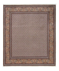 Tappeto Persero - Tabriz - 295 x 254 cm - marrone scuro