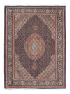 Tapis de Tabriz Tapis 154x205cm - Tapis persan - marron foncé - Rectangle / Marron foncé / 154 x 205 cm Rectangle