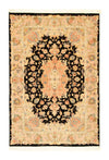 Tapis de Tabriz - 50 rangs Tapis 100x150cm - Tapis persan - bleu foncé - Rectangle / Bleu foncé / 100 x 150 cm Rectangle