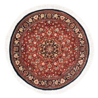 Tappeto Persero - Bidjar rotondo  - 127 x 127 cm - rosso scuro