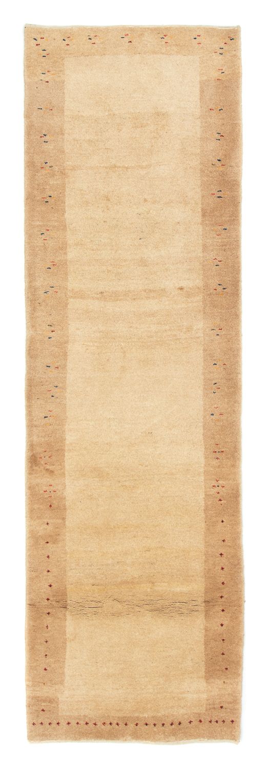 Gabbeh Teppich - Perser 298 x 88 cm - beige