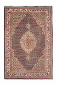 Tapis persan - Tabriz - 304 x 202 cm - marron clair