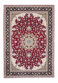 Tappeto Persero - Tabriz - Reale - 301 x 201 cm - rosso scuro