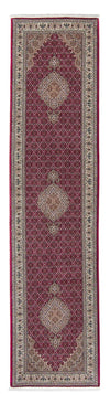 Tapis de Tabriz 80x344cm - Tapis persan - rouge foncé - Tapis de couloir / Rouge foncé / 80 x 344 cm Tapis de couloir