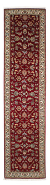 Täbriz - 50 Raj Teppich 77x312cm - Perserteppich - dunkelrot - Läufer / Dunkelrot / 77 x 312 cm Läufer