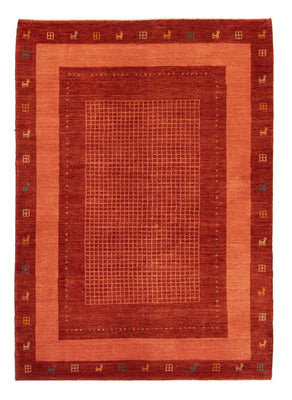 Tapis Gabbeh - Persan - 201 x 146 cm - rouge