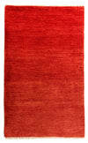 Tapis Gabbeh persan Tapis 76x126cm - Perserteppich Wollteppich - rouge - Rectangle / Rouge / 76 x 126 cm Rectangle