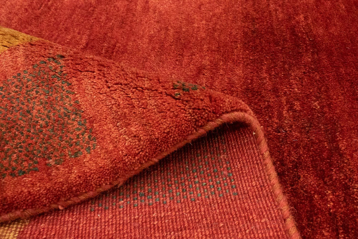 Gabbeh Teppich - Perser 198 x 147 cm - rot