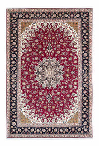 Tappeto Persero - Tabriz - Reale - 308 x 203 cm - rosso scuro