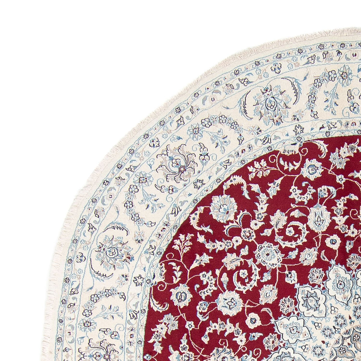 Nain Tappeto 295x295cm - Tappeto persiano - rosso scuro