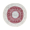 Nain Tappeto 300x300cm - Tappeto persiano - rosso scuro - Rotondo / Rosso scuro / 300 x 300 cm Rotondo