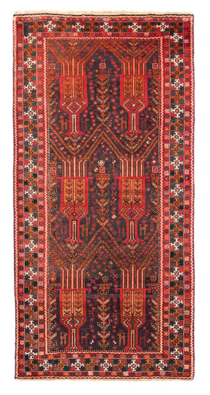 Belutsch Teppich 239 x 111 cm - rost