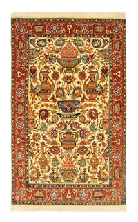 Tapis persan - Ghom - 170 x 104 cm - beige