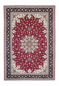Tapis persan - Tabriz - Royal - 292 x 204 cm - rouge foncé