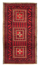 Belutsch Teppich 224x119cm - Orientteppich