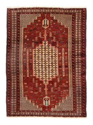 Belutsch Teppich 174 x 133 cm - rot