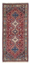 Yalameh Tappeto 84x198cm - Tappeto persiano - rosso scuro - Passatoia / Rosso scuro / 84 x 198 cm Passatoia