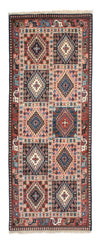 Yalameh Tapis 80x196cm - Tapis persan - rouge clair - Tapis de couloir / Rouge clair / 80 x 196 cm Tapis de couloir