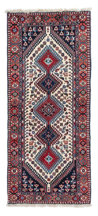 Tapis de couloir Tapis persan - Nomadic - 196 x 82 cm - beige