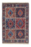 Yalameh Tapis 102x152cm - Tapis persan - Rectangle / Bleu foncé / 102 x 152 cm Rectangle