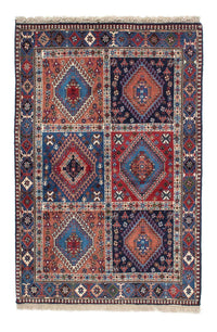 Tapis persan - Nomadic - 152 x 102 cm - bleu foncé