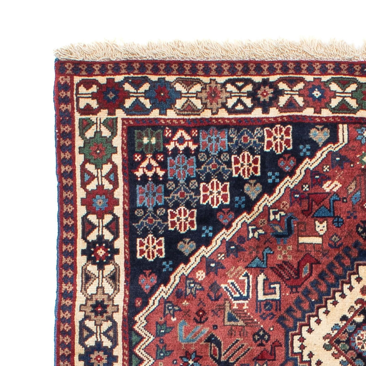 Perserteppich - Nomadic 146 x 100 cm - hellrot