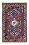 Yalameh Tappeto 97x152cm - Tappeto persiano - blu scuro - Rettangolo / Blu scuro / 97 x 152 cm Rettangolo