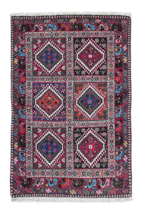 Tapis persan - Nomadic - 147 x 99 cm - multicolore